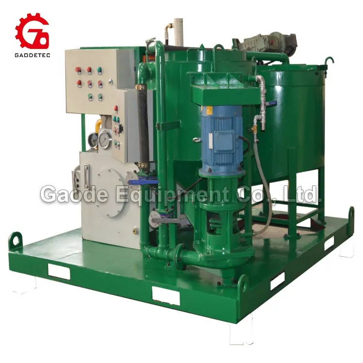 Gaodetec GGP300/350/85PL-E Electric Cement Grouting Mixing Station for Foundation Grouting